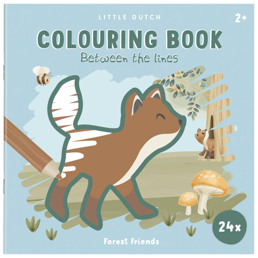Little Dutch kifestő füzet - Forest Friends – fő nézet