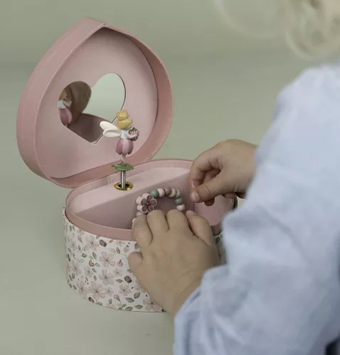 Little Dutch zenélő ékszerdoboz - Fairy Garden, 6–8 év, Többszínű