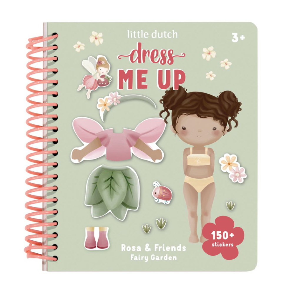 Little Dutch öltöztess fel matricás füzet - Fairy Garden – fő nézet