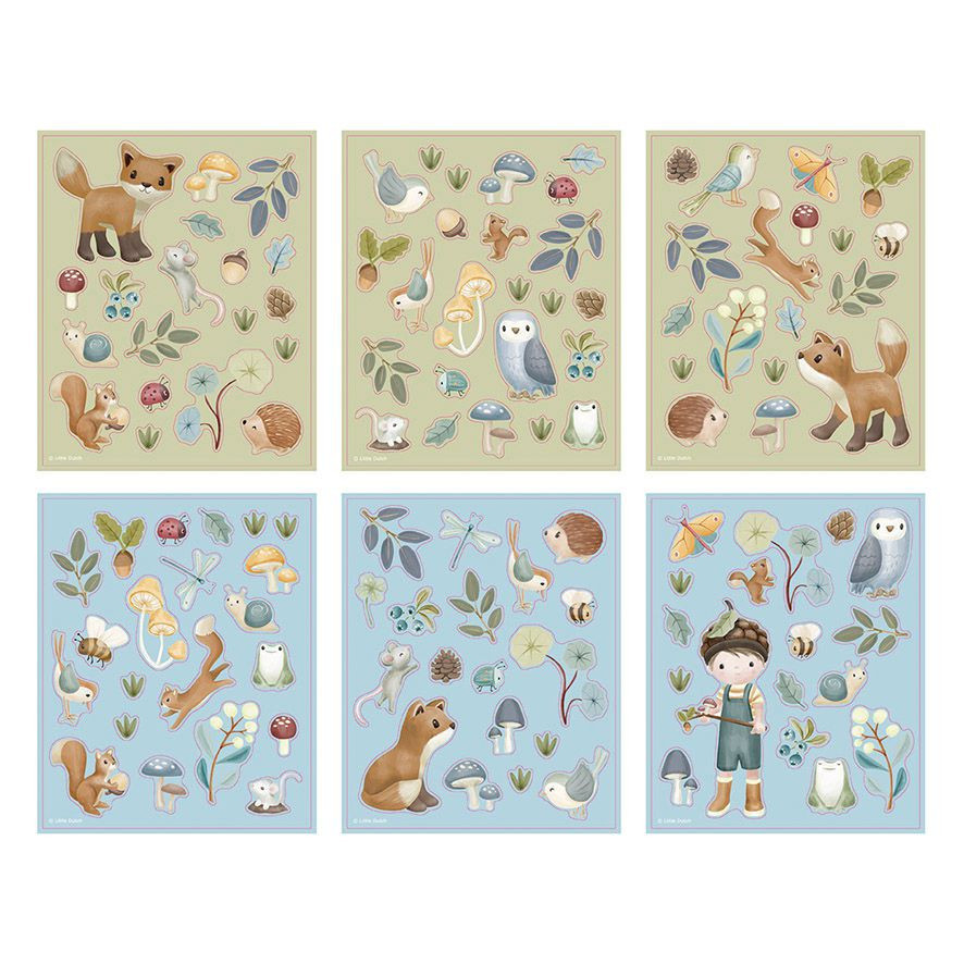 Little Dutch matrica szett - Forest Friends – alternatív kép 1