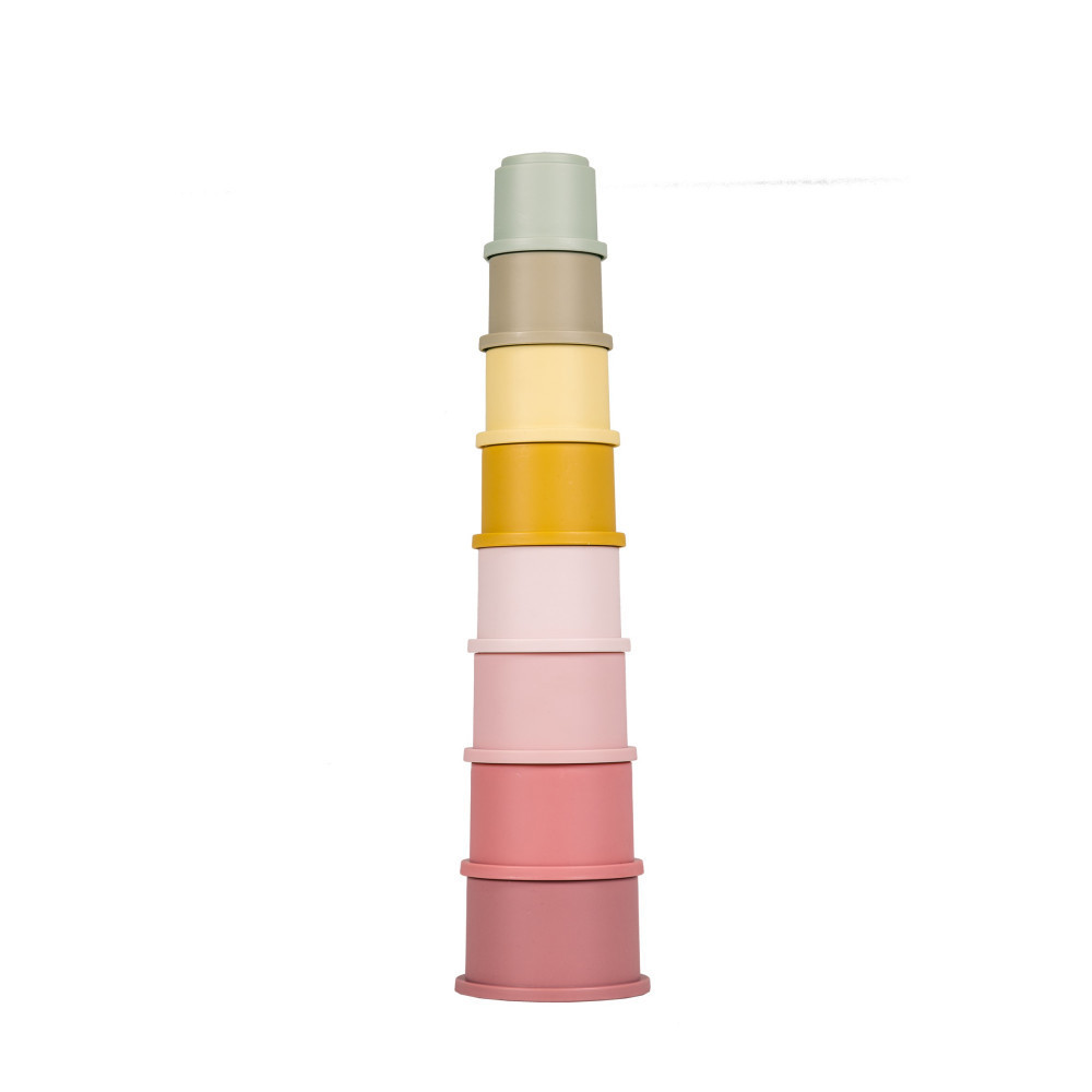 Little Dutch poharas toronyépítő - pink – alternatív kép 3