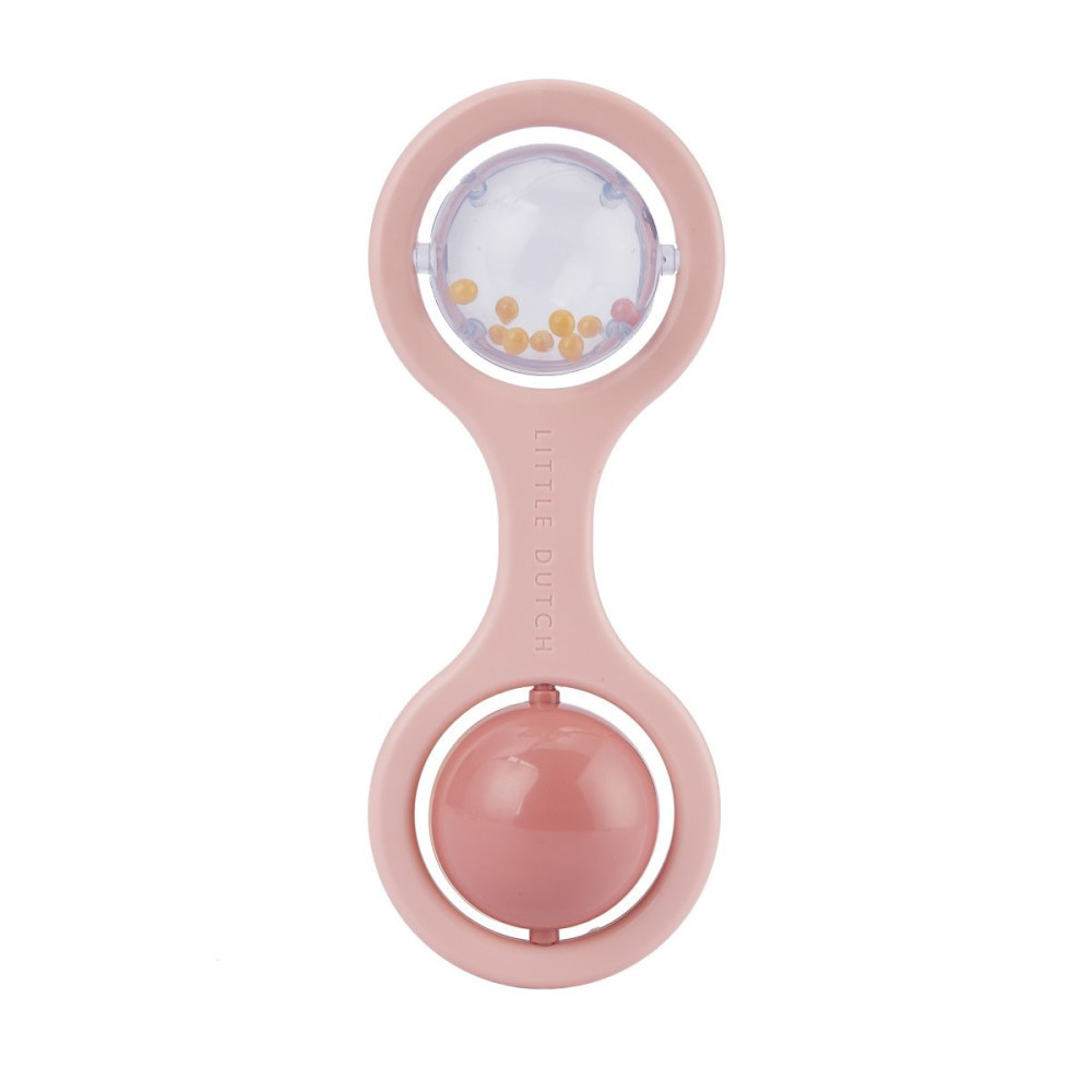 Little Dutch műanyag csörgő - pink – fő nézet
