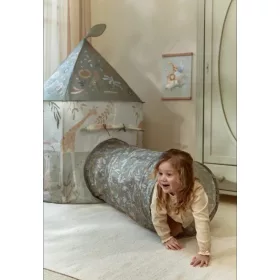Little Dutch játszósátor alagúttal - Safari, 0–2 év, Többszínű