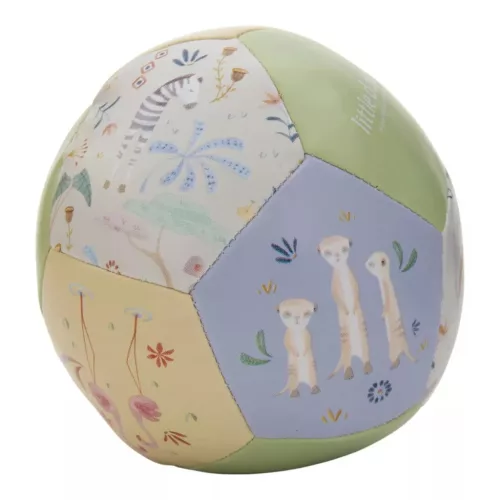 Little Dutch puha labda 12,5 cm - Safari, 0–2 év, Többszínű