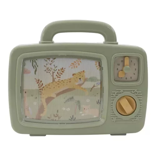 Little Dutch zenélő TV - Safari, 0–2 év, Többszínű