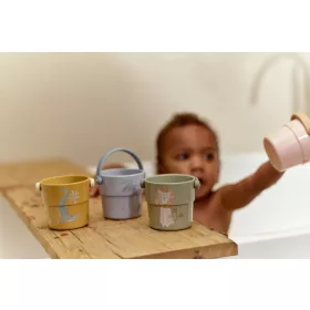 Little Dutch fürdőjáték vödör szett - Safari, 0–2 év, Többszínű