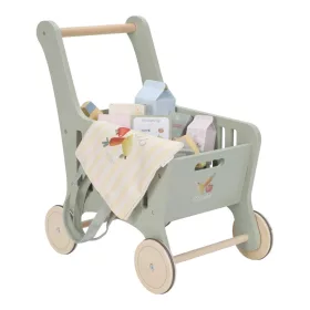 Little Dutch bevásárlókocsi termékekkel, 6–8 év, Többszínű