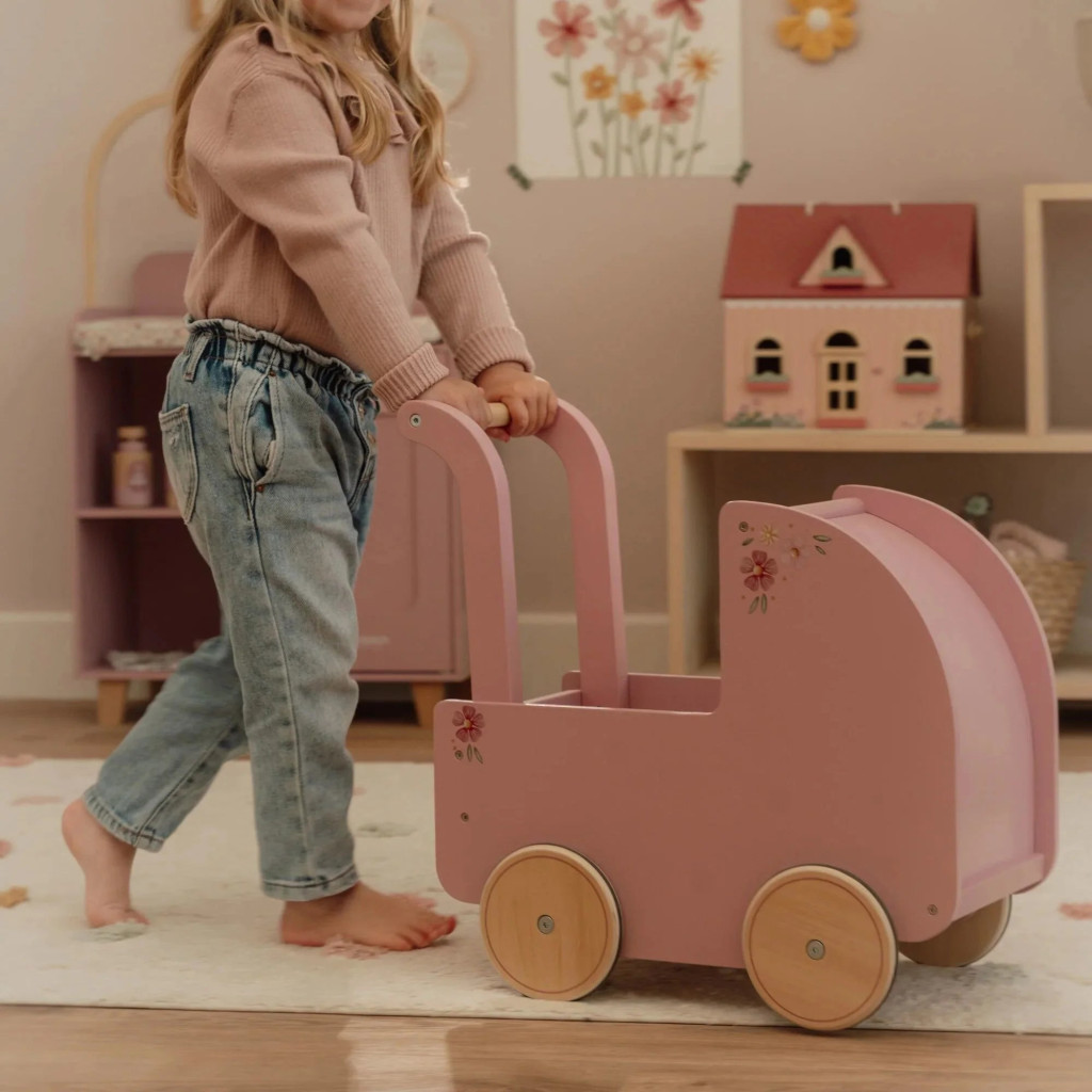 Little Dutch fa játék babakocsi kiegészítőkkel - Fairy Garden – alternatív kép 3