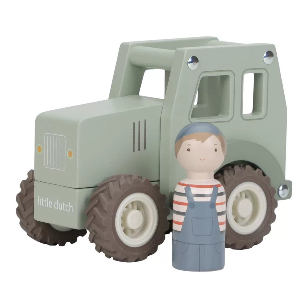 Little Dutch traktor figurával – fő nézet