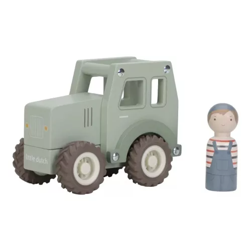 Little Dutch traktor figurával, 0–2 év, Többszínű
