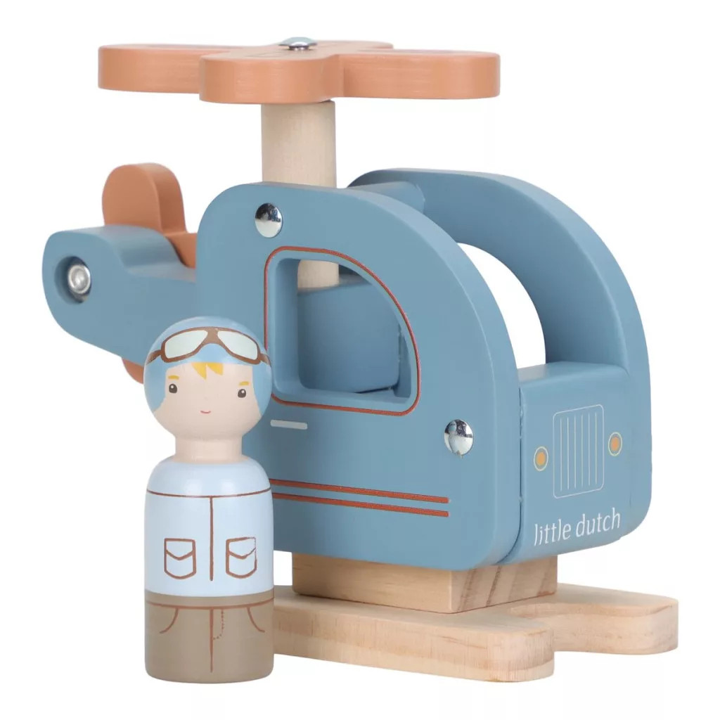 Little Dutch helikopter figurával – fő nézet