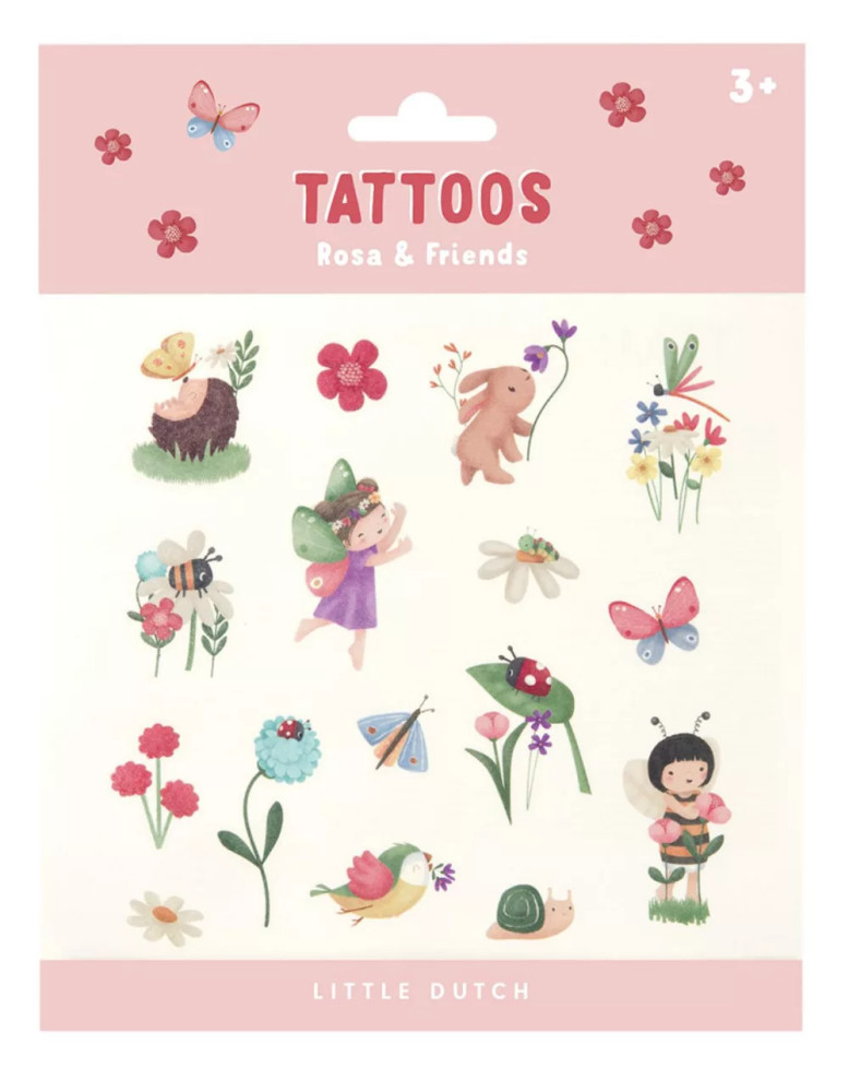 Little Dutch tetováló matricák - Rosa és barátai – fő nézet