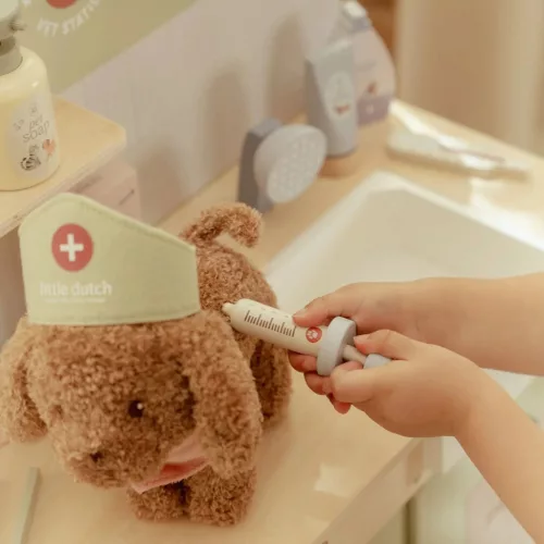 Little Dutch plüss kutyus táskában – Játék plüss