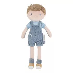 Little Dutch Jim baba - 35 cm, 0–2 év, Little Dutch Jim baba 35 cm — a vagány fiú baba kék kertészn, Többszínű
