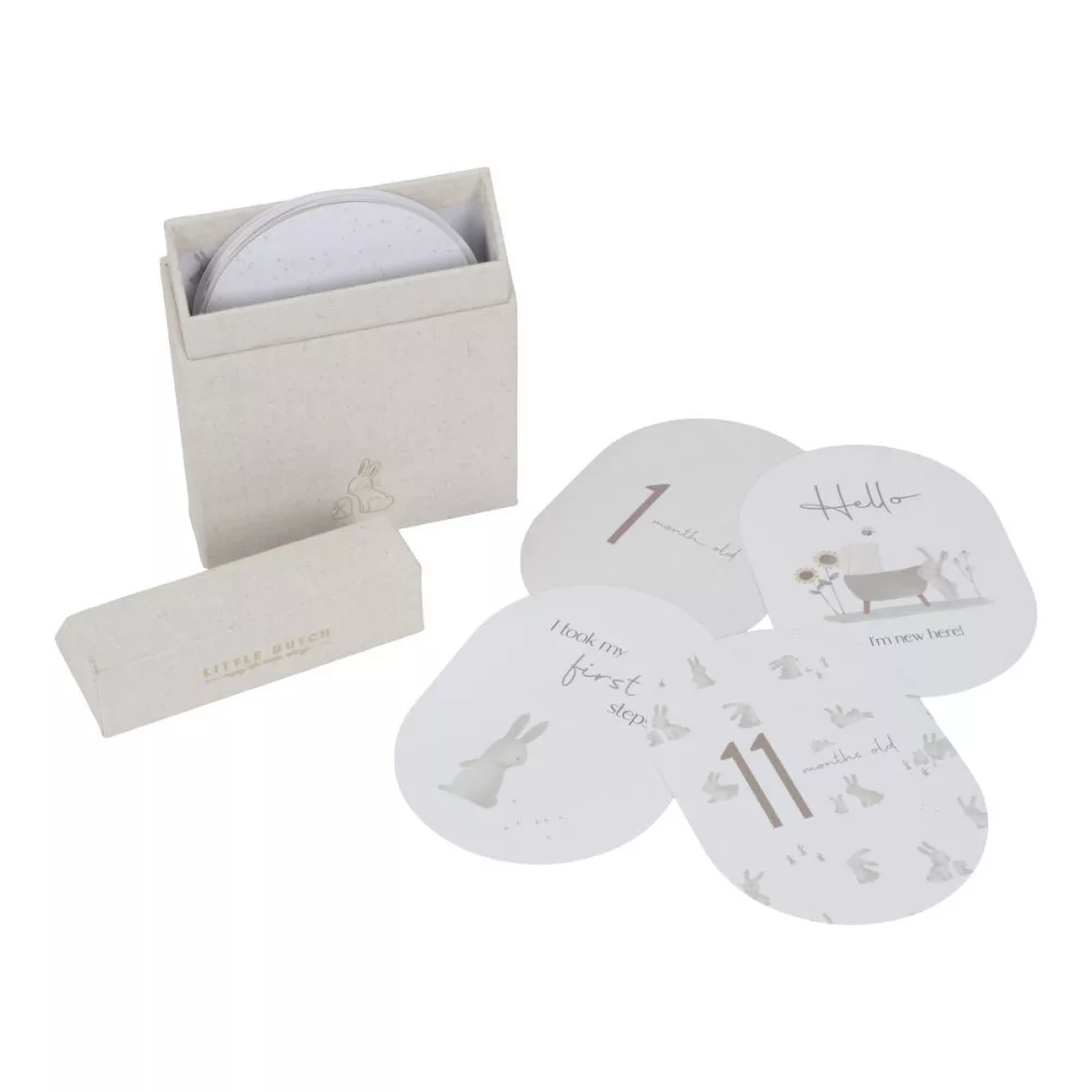 Little Dutch mérföldkő kártyák Baby Bunny fő kép