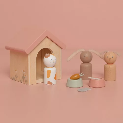 Little Dutch babaház kiegészítő szett - házi kedvencek