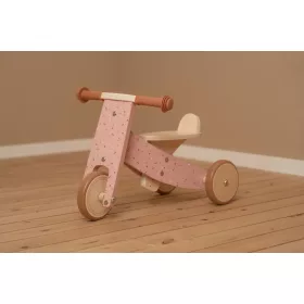 Little Dutch fa tricikli - kis pink virágok