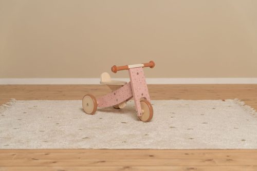 Little Dutch fa tricikli - kis pink virágok