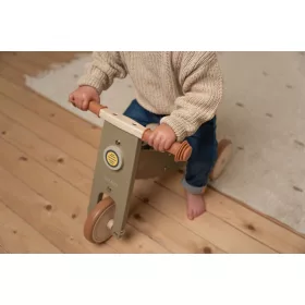 Little Dutch fa tricikli - olívazöld