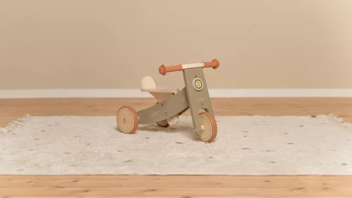 Little Dutch fa tricikli - olívazöld