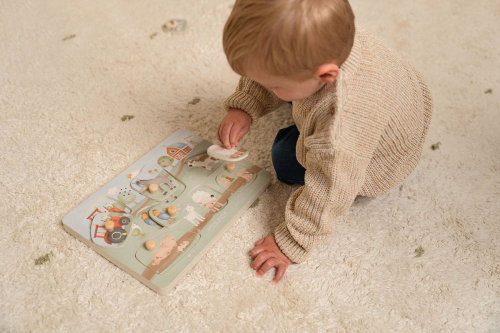 Little Dutch hangos puzzle - Little Farm – alternatív kép 1