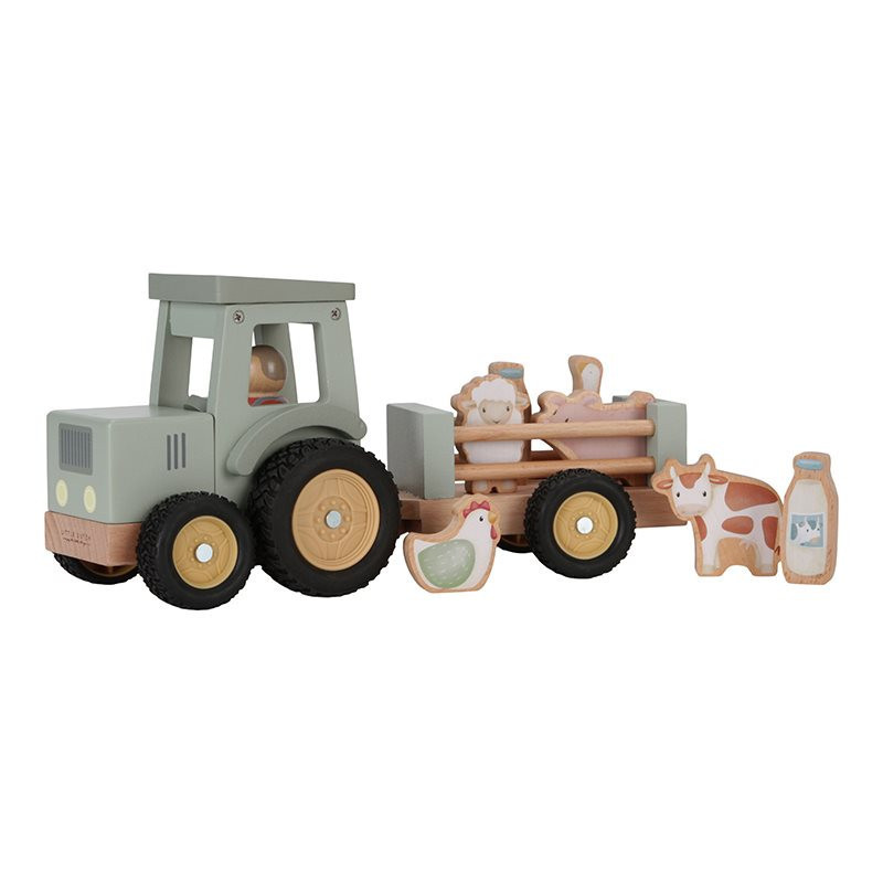 Little Dutch traktor utánfutóval - Little Farm – fő nézet