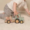 Little Dutch traktor utánfutóval - Little Farm, 6–8 év, Többszínű