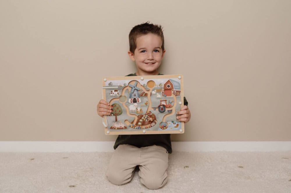 Little Dutch mágneses labirintus - Little Farm – alternatív kép 3