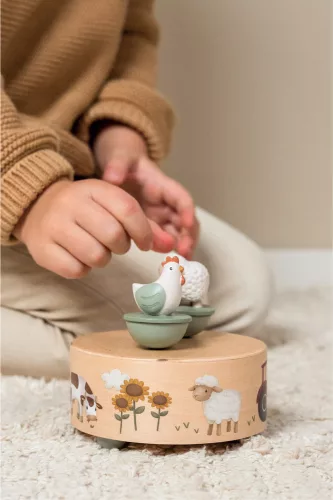 Little Dutch mozgó figurás zenedoboz - Little Farm