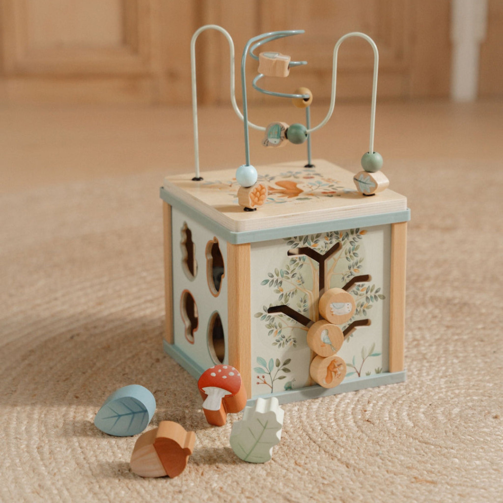 Little Dutch készségfejlesztő kocka - Forest Friends – alternatív kép 3