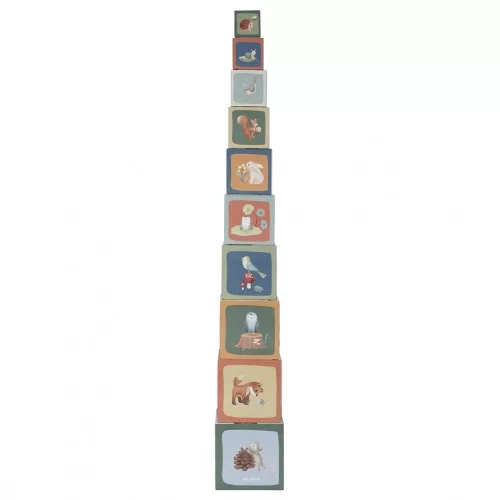 Little Dutch toronyépítő - Forest Friends