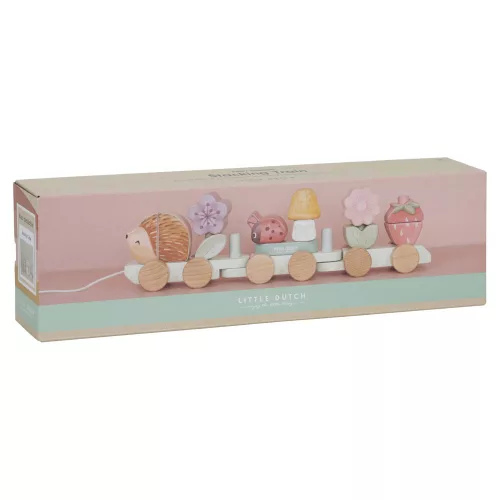 Little Dutch vonat építőelemekkel süni - Fairy Garden