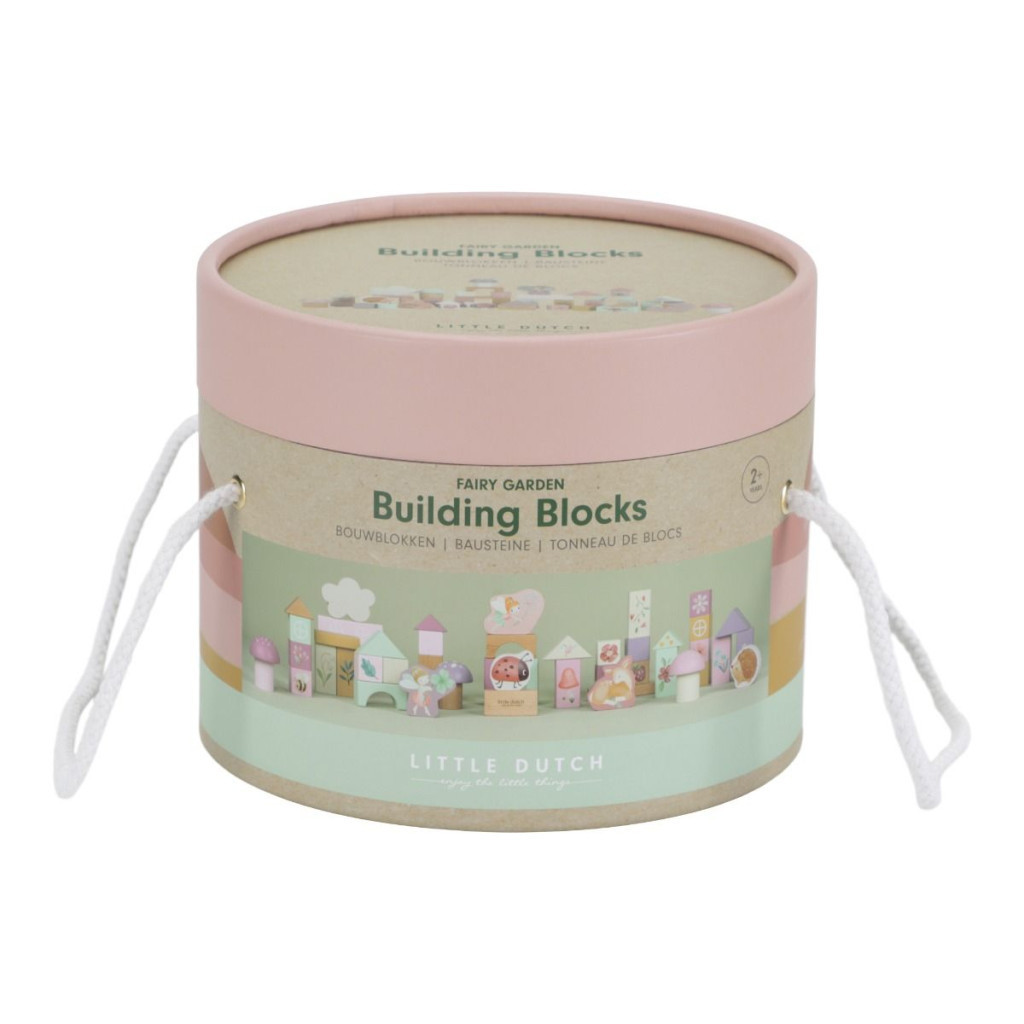 Little Dutch fa építőkocka 50 db - Fairy Garden – alternatív kép 3