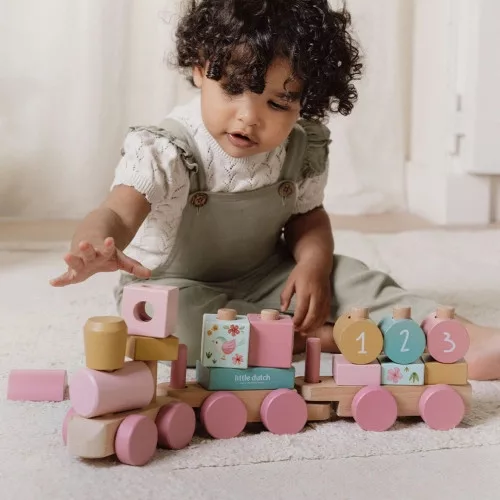 Little Dutch vonat építőelemekkel - Fairy Garden