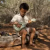 Little Dutch játék gitár zöld - Safari Friends