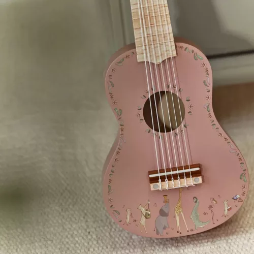 Little Dutch játék gitár pink - Safari Friends