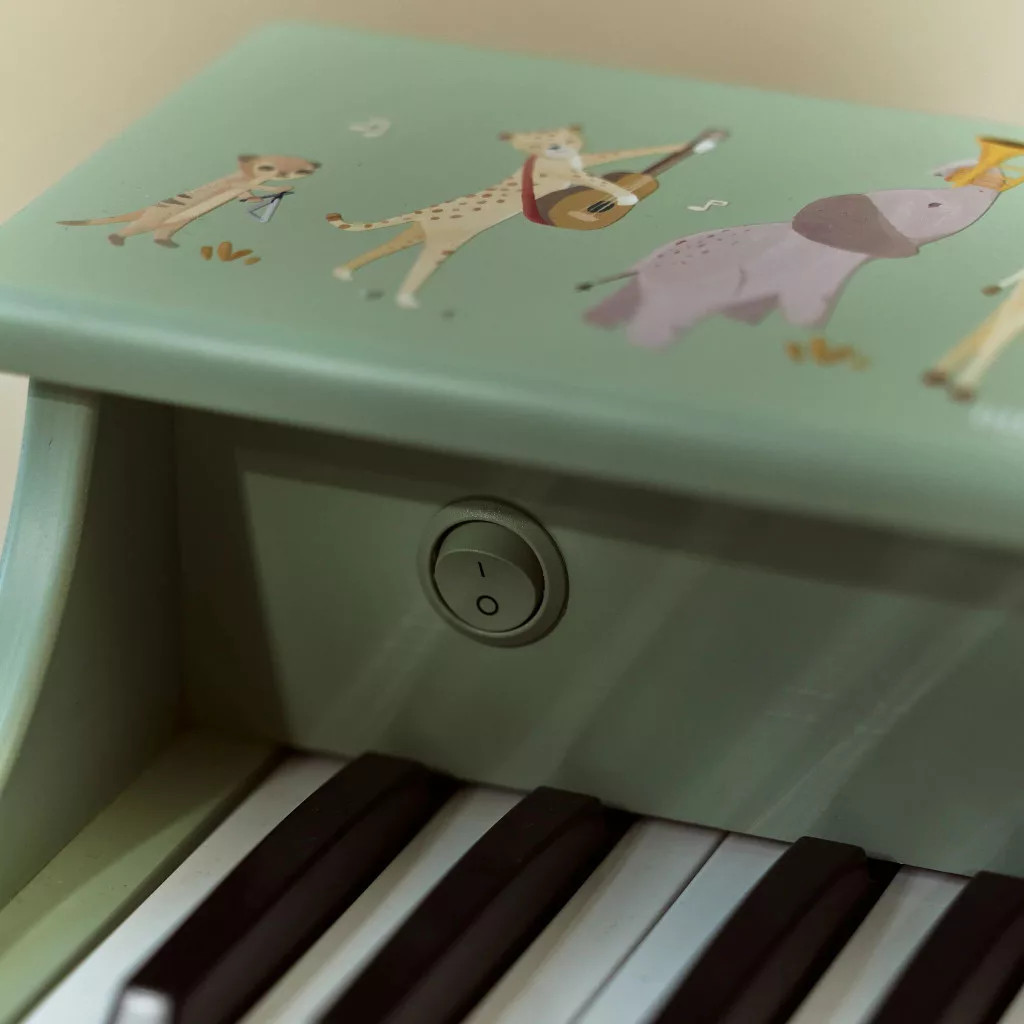 Little Dutch elektronikus zongora zöld - Safari Friends – alternatív kép 3