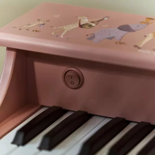 Little Dutch elektronikus zongora pink - Safari Friends