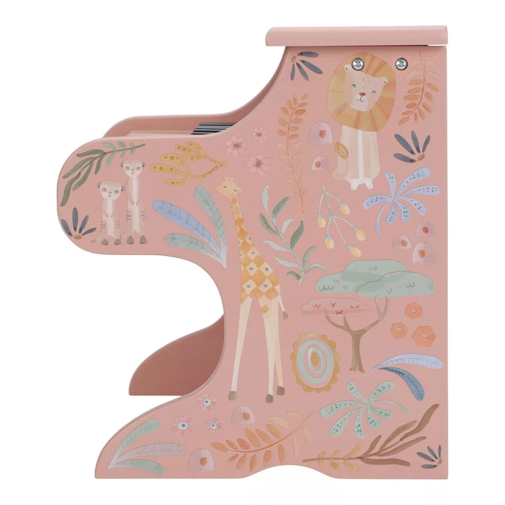 Little Dutch elektronikus zongora pink - Safari Friends – alternatív kép 6