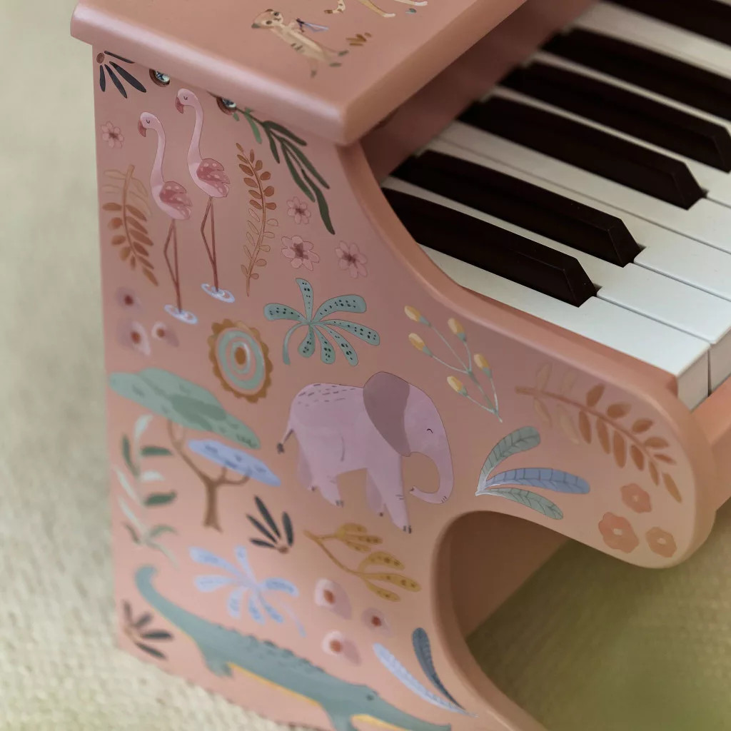 Little Dutch elektronikus zongora pink - Safari Friends – alternatív kép 7