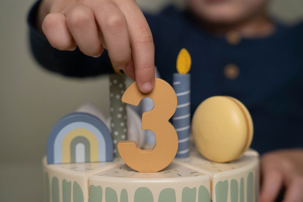 Little Dutch szülinapi torta - kék – alternatív kép 3