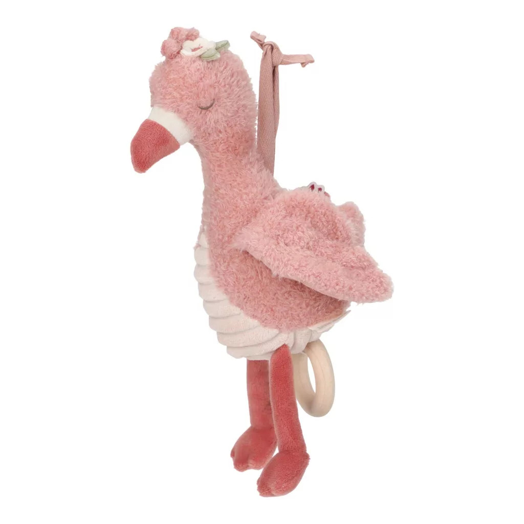 Little Dutch felhúzható zenélő flamingó-Safari Friends – fő nézet