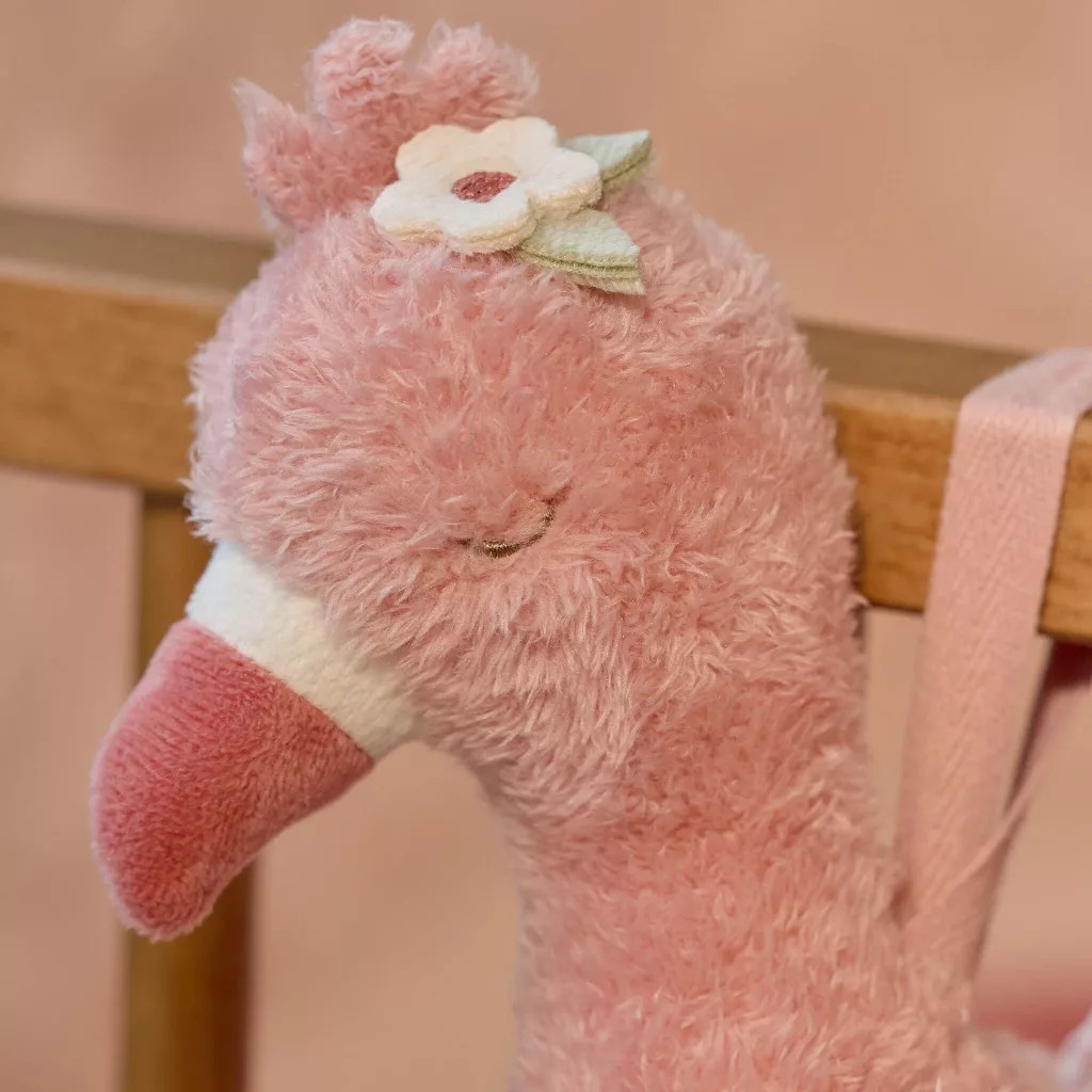 Little Dutch felhúzható zenélő flamingó-Safari Friends – alternatív kép 1