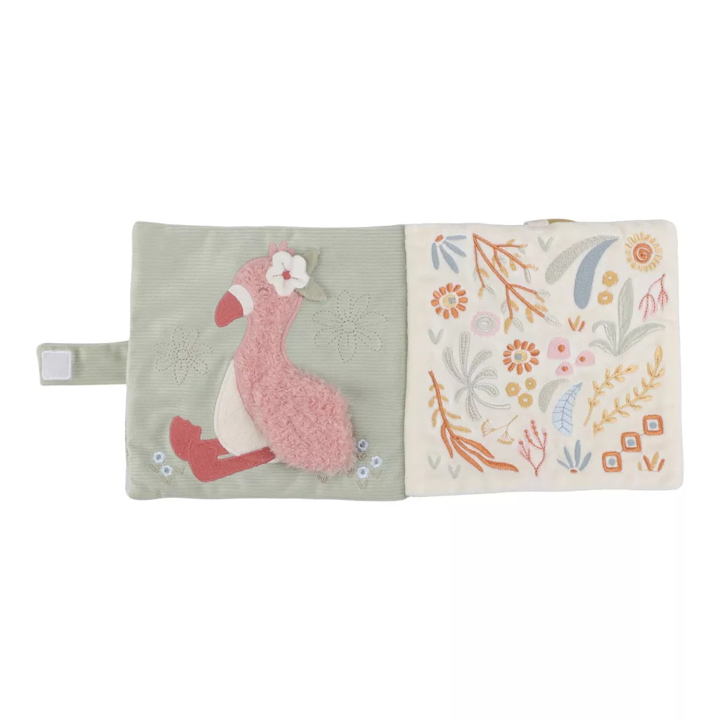 Little Dutch textil babakönyv nagy - Safari Friends – alternatív kép 2