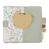 Little Dutch textil babakönyv nagy - Safari Friends, 0–2 év, Többszínű