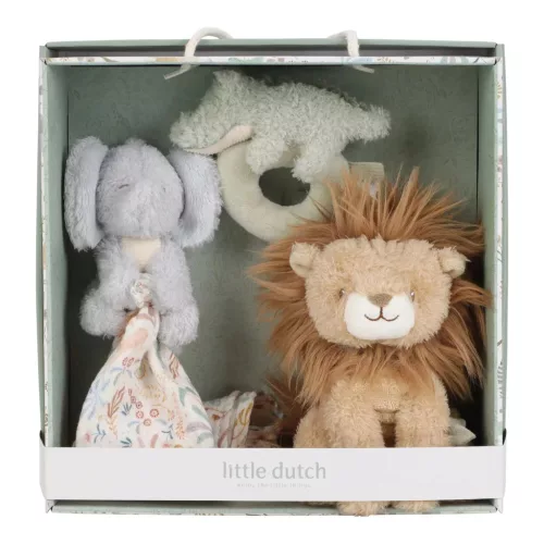 Little Dutch ajándékdoboz- Safari Friends, 0–2 év, Többszínű