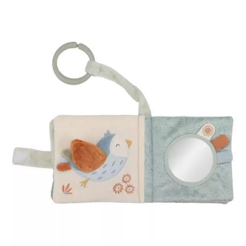Little Dutch textil babakönyv kicsi - Safari Friends, 0–2 év, Többszínű