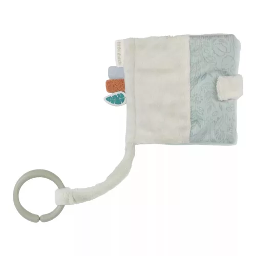 Little Dutch textil babakönyv kicsi - Safari Friends, 0–2 év, Többszínű
