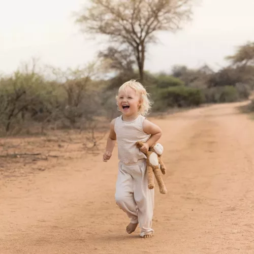 Little Dutch plüss majom- Safari Friends, 0–2 év, Többszínű
