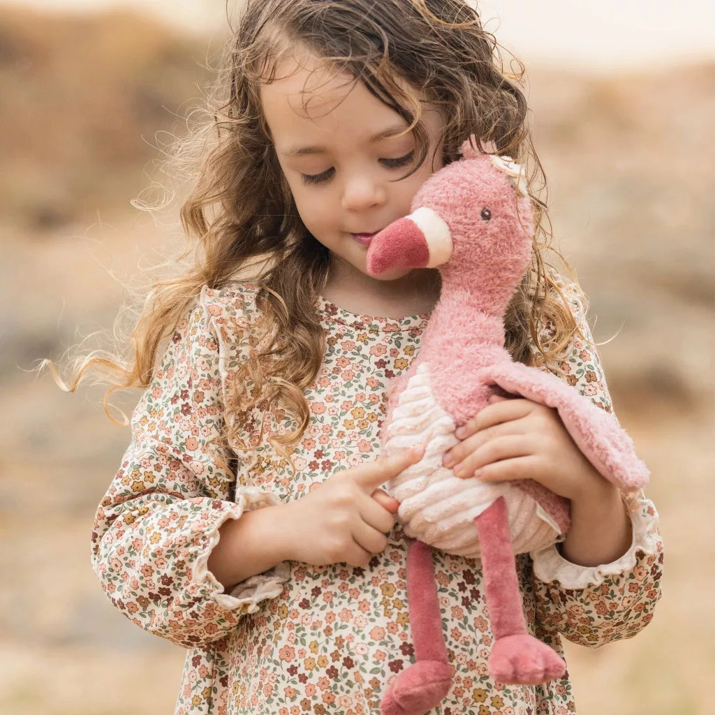 Little Dutch plüss flamingó 35 cm - Safari Friends – alternatív kép 1